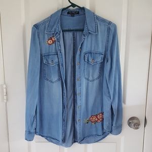NWOT Chambray button down shirt